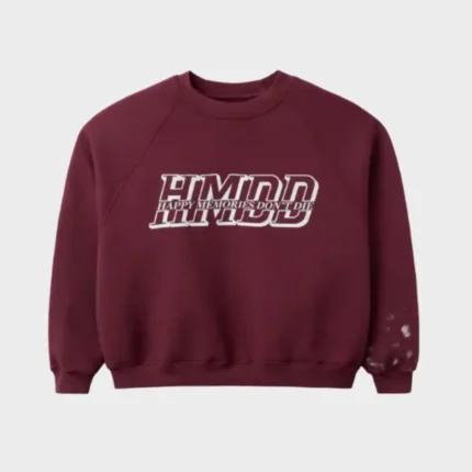 Hmdd Burgundy Club Crewneck