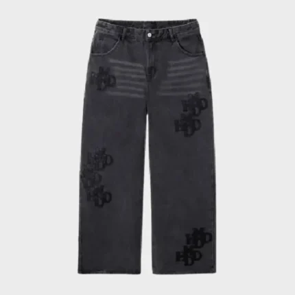 HMDD Double Black Patch Pant