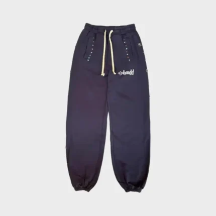 HMDD Flower Studded Scrunch Sweats