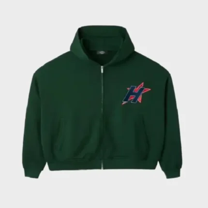 Hmdd H-Star Green Hoodie