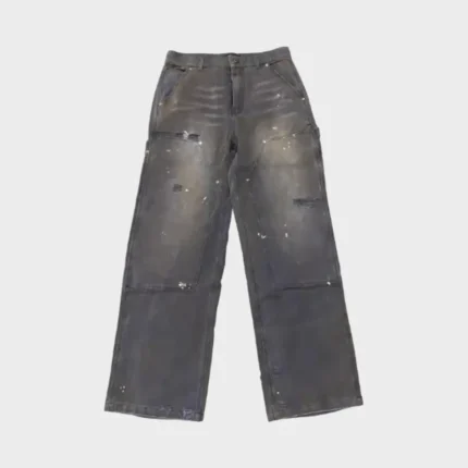 Grey Denim Work Jeans